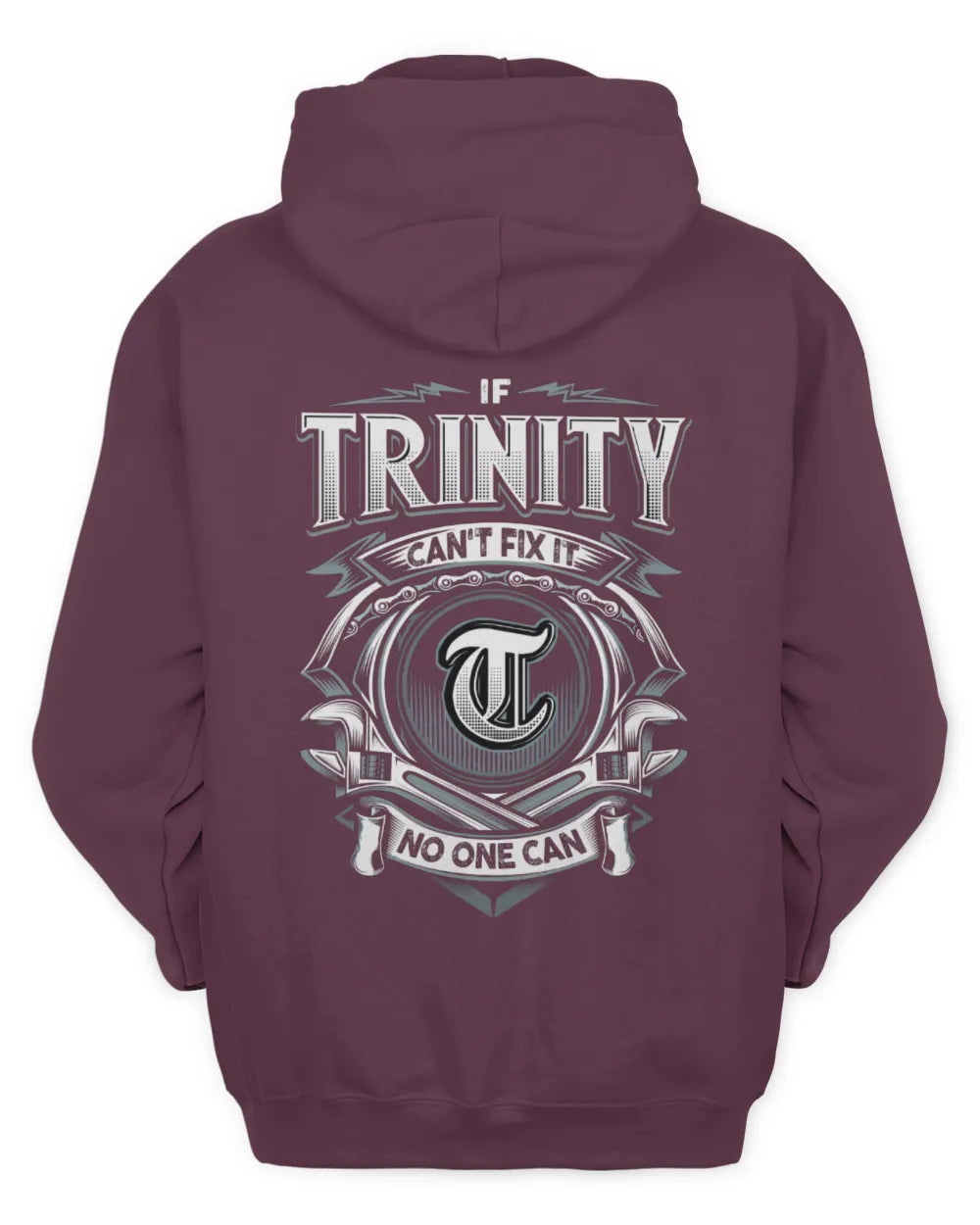 TRINITY AP81-K4-626 - Personalized Ahmed Quote Apparel “If Ahmed Can't Fix It, No One Can” - Unisex Hoodie - Maroon