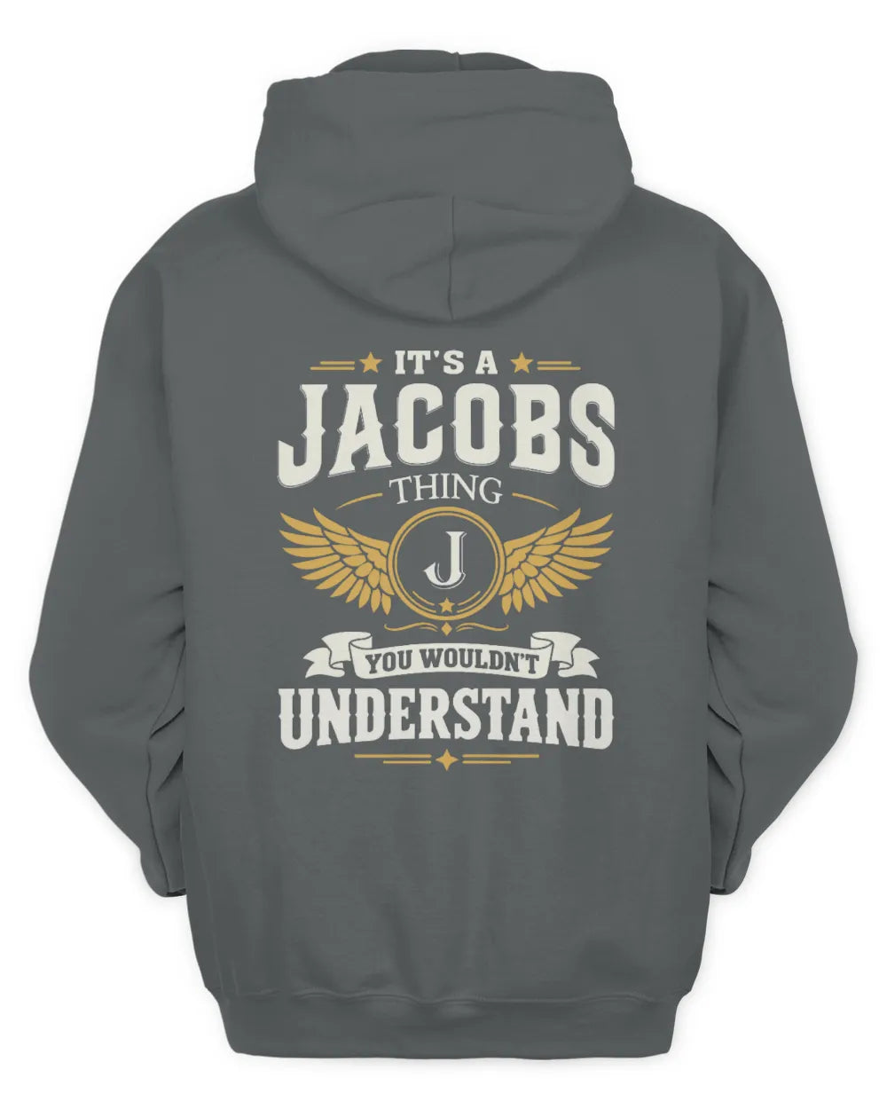 JACOBS KT06-M008 It’s a [NAME] Thing – You Wouldn’t Understand | Personalized Vintage T-Shirt - Unisex Hoodie - Charcoal