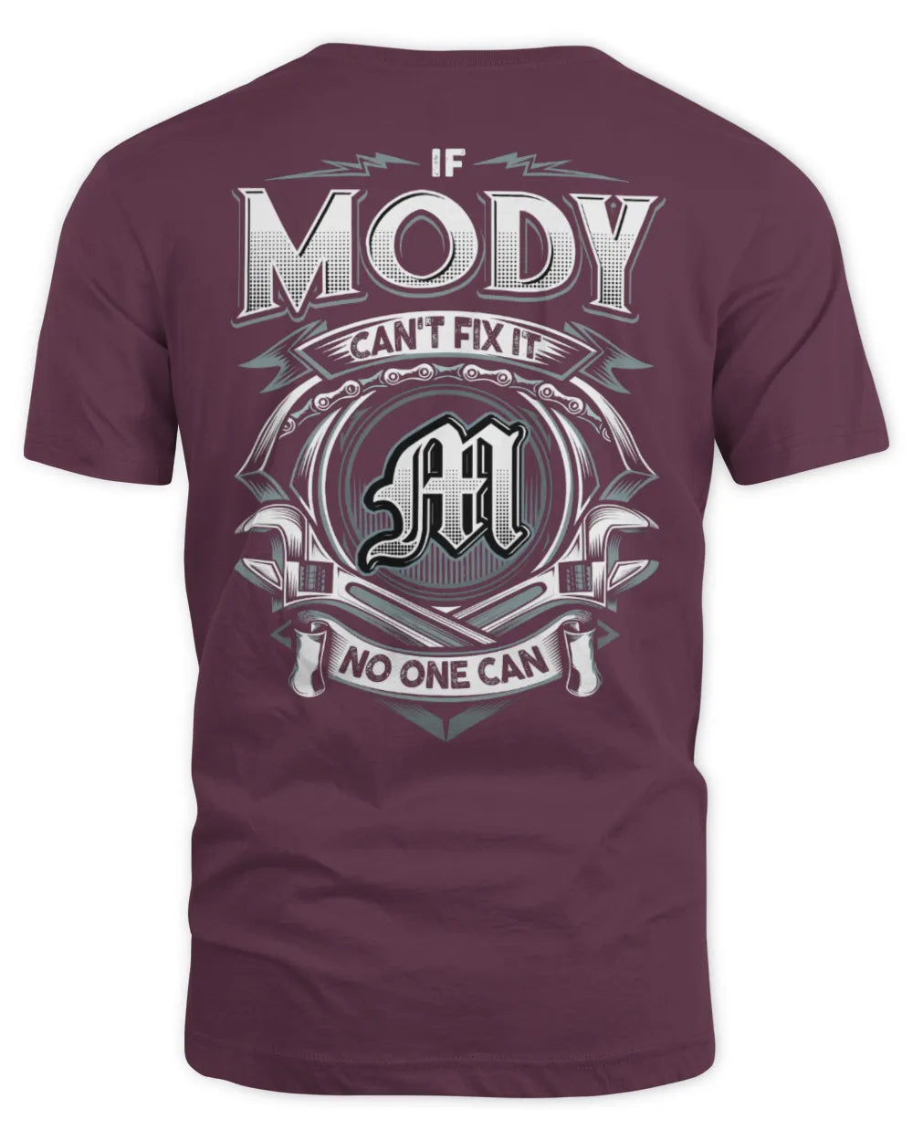 MODY AP81-K4-626 - Personalized Ahmed Quote Apparel “If Ahmed Can't Fix It, No One Can” - Unisex Standard T-Shirt - Maroon