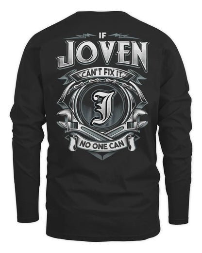 JOVEN AP81-K4-626 - Personalized Ahmed Quote Apparel “If Ahmed Can't Fix It, No One Can” - Men's Long Sleeved T-Shirt - Black