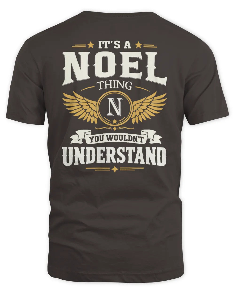 NOEL KT06-M008 It’s a [NAME] Thing – You Wouldn’t Understand | Personalized Vintage T-Shirt - Unisex Standard T-Shirt - Dark Chocolate