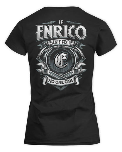ENRICO AP81-K4-626 - Personalized Ahmed Quote Apparel “If Ahmed Can't Fix It, No One Can” - Women's Standard T-Shirt - Black