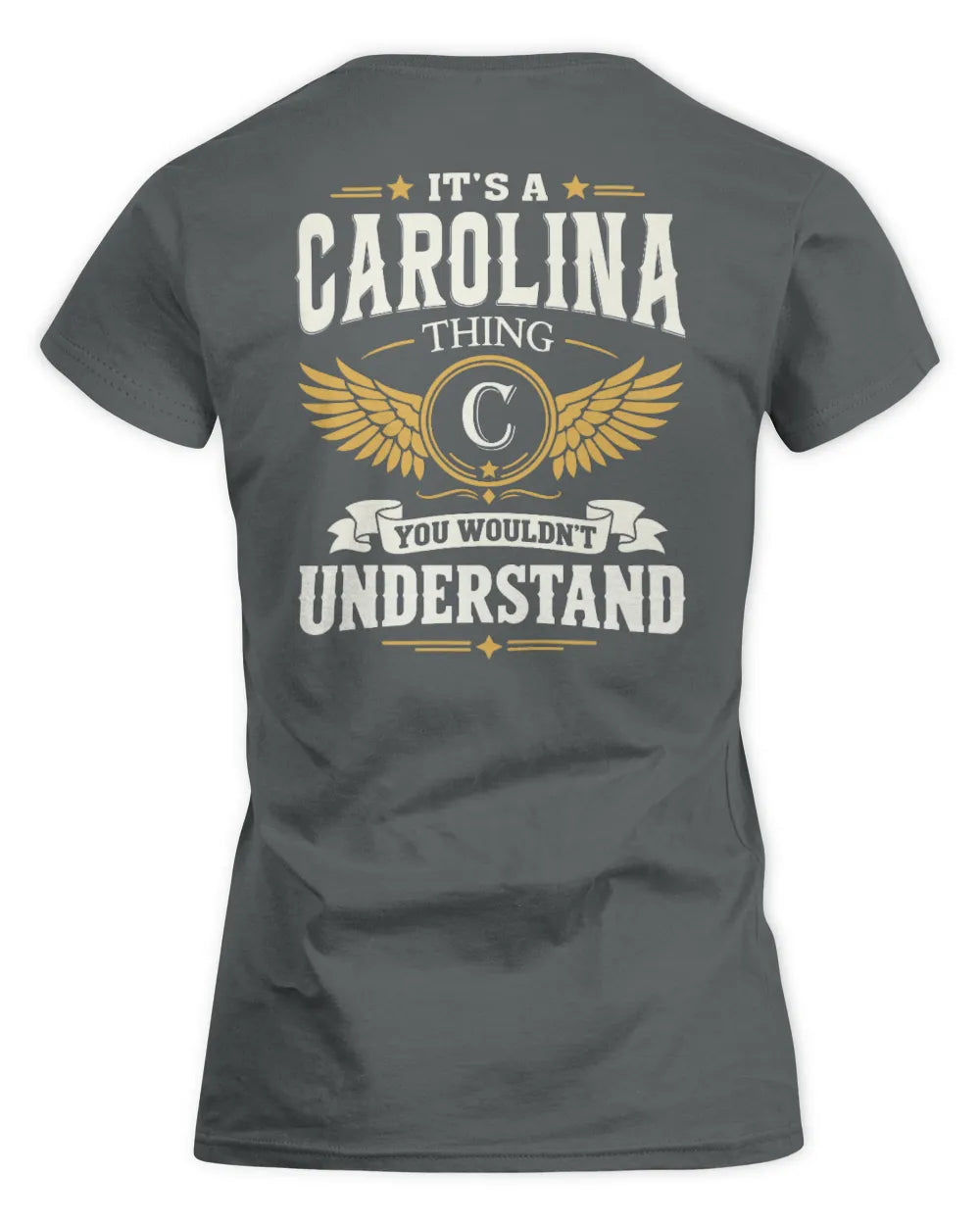 CAROLINA KT06-M008 It’s a [NAME] Thing – You Wouldn’t Understand | Personalized Vintage T-Shirt - Women's Standard T-Shirt - Charcoal