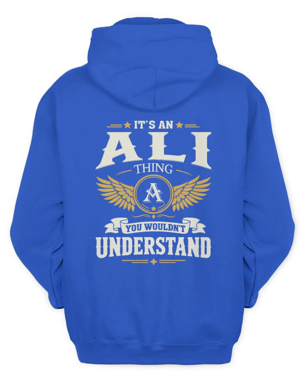 ALI KT06-M008 It’s a [NAME] Thing – You Wouldn’t Understand | Personalized Vintage T-Shirt - Unisex Hoodie - Royal