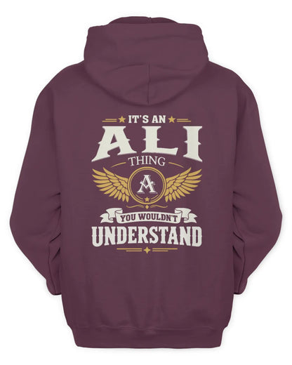 ALI KT06-M008 It’s a [NAME] Thing – You Wouldn’t Understand | Personalized Vintage T-Shirt - Unisex Hoodie - Maroon