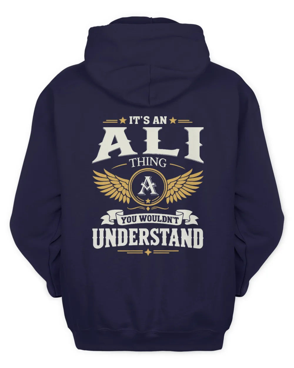 ALI KT06-M008 It’s a [NAME] Thing – You Wouldn’t Understand | Personalized Vintage T-Shirt - Unisex Hoodie - Navy