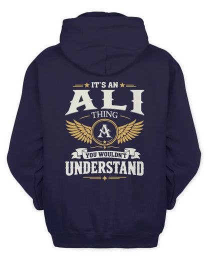 ALI KT06-M008 It’s a [NAME] Thing – You Wouldn’t Understand | Personalized Vintage T-Shirt - Unisex Hoodie - Navy