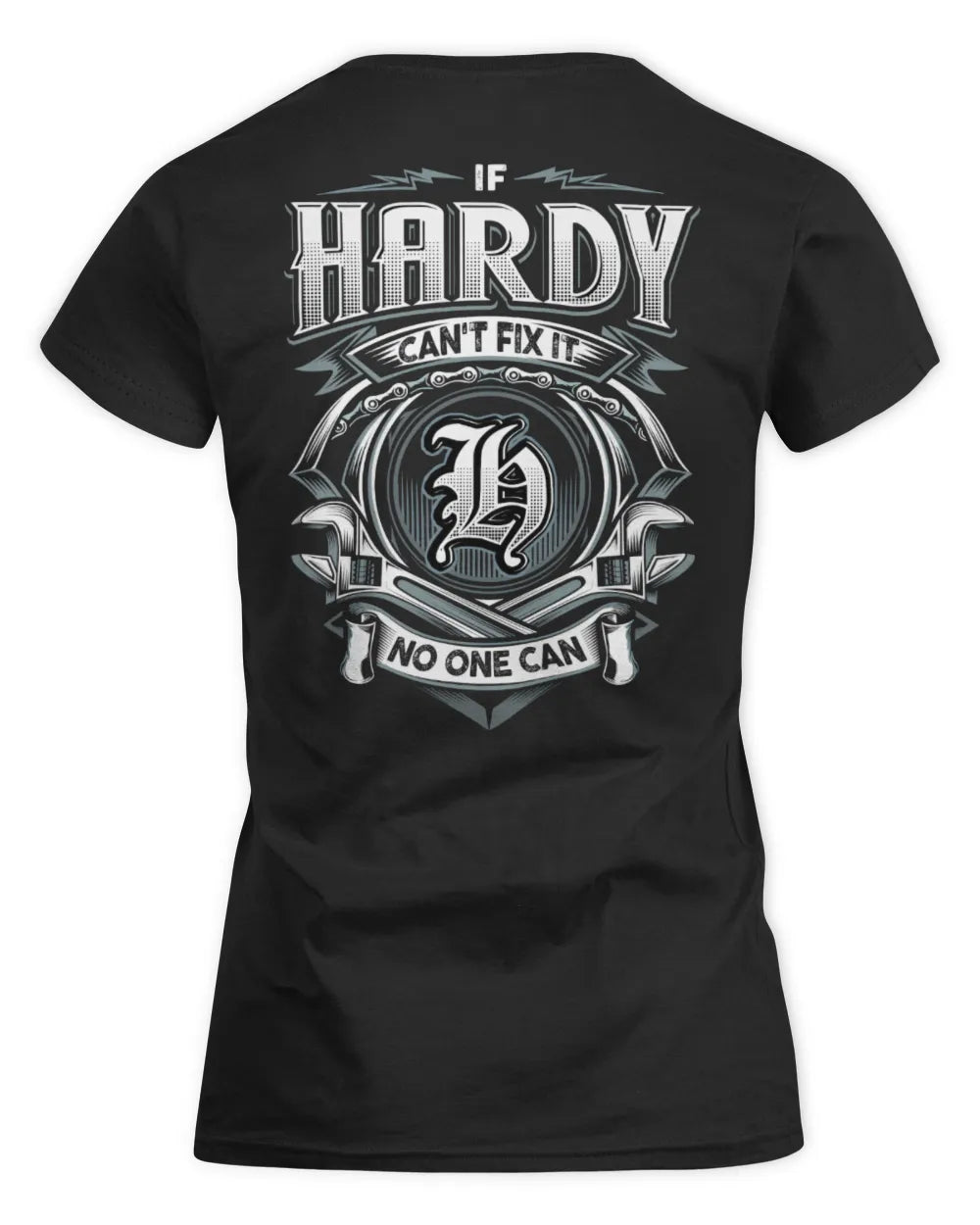 HARDY AP81-K4-626 - Personalized Ahmed Quote Apparel “If Ahmed Can't Fix It, No One Can” - Women's Standard T-Shirt - Black
