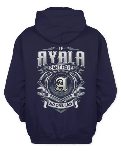 AYALA AP81-K4-626 - Personalized Ahmed Quote Apparel “If Ahmed Can't Fix It, No One Can” - Unisex Hoodie - Navy