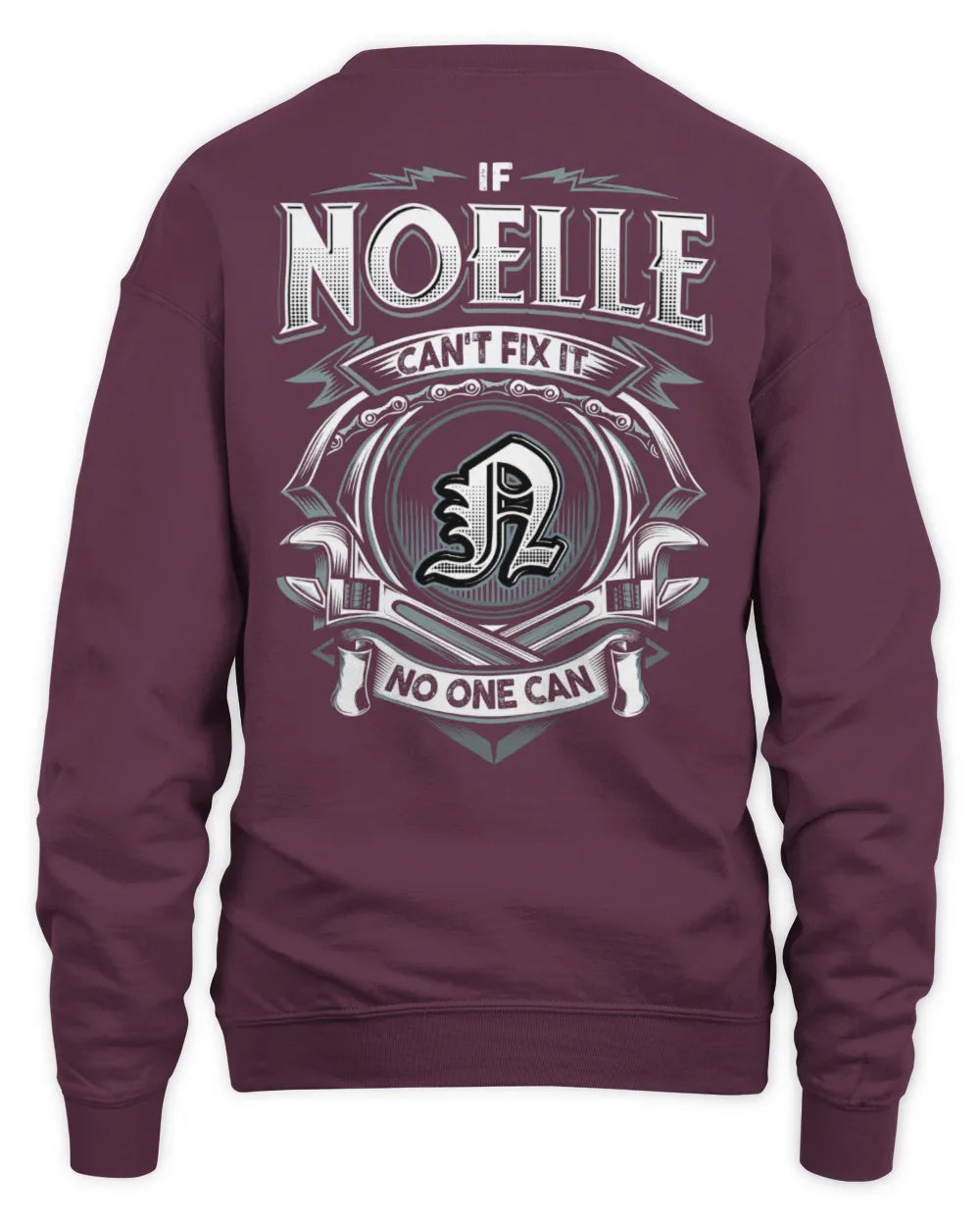 NOELLE AP81-K4-626 - Personalized Ahmed Quote Apparel “If Ahmed Can't Fix It, No One Can” - Unisex Sweatshirt - Maroon