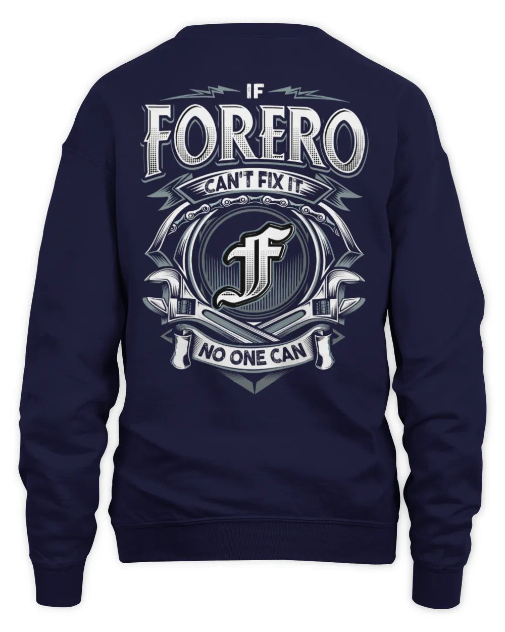 FORERO AP81-K4-626 - Personalized Ahmed Quote Apparel “If Ahmed Can't Fix It, No One Can” - Unisex Sweatshirt - Navy