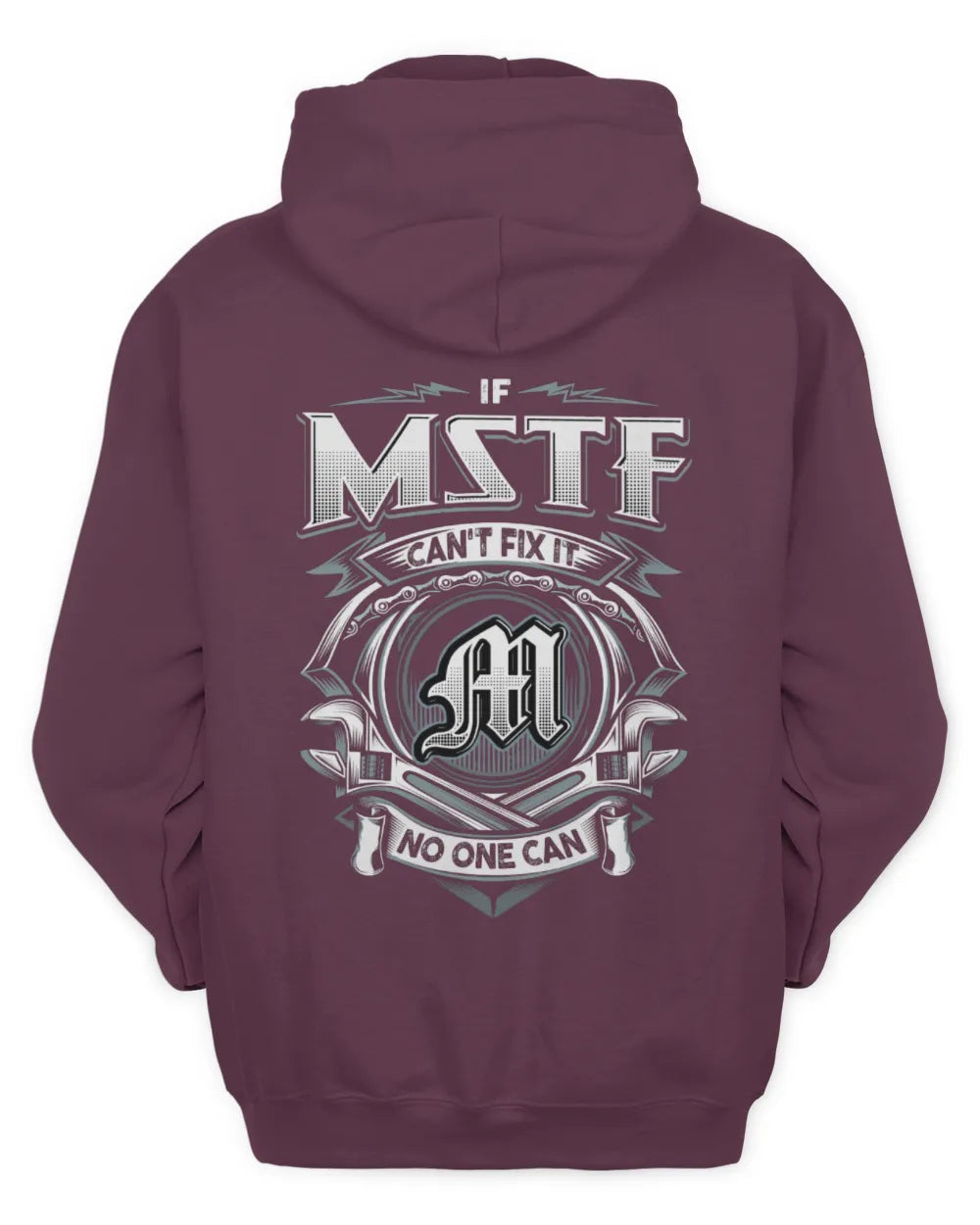 MSTF AP81-K4-626 - Personalized Ahmed Quote Apparel “If Ahmed Can't Fix It, No One Can” - Unisex Hoodie - Maroon