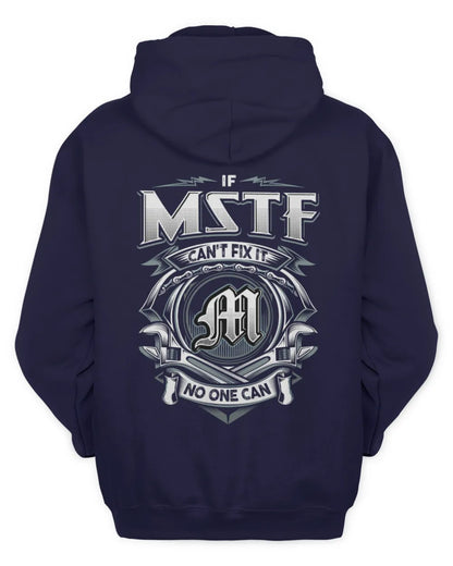 MSTF AP81-K4-626 - Personalized Ahmed Quote Apparel “If Ahmed Can't Fix It, No One Can” - Unisex Hoodie - Navy