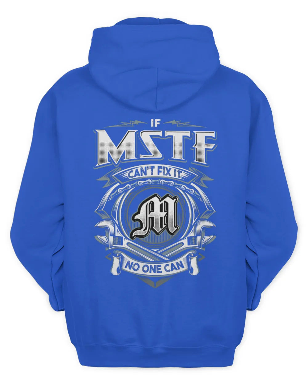 MSTF AP81-K4-626 - Personalized Ahmed Quote Apparel “If Ahmed Can't Fix It, No One Can” - Unisex Hoodie - Royal