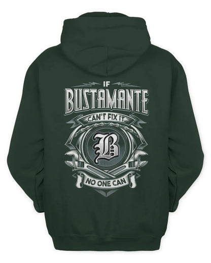 BUSTAMANTE AP81-K4-626 - Personalized Ahmed Quote Apparel “If Ahmed Can't Fix It, No One Can” - Unisex Hoodie - Forest Green