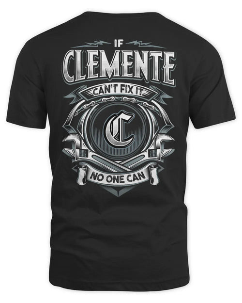 CLEMENTE AP81-K4-626 - Personalized Ahmed Quote Apparel “If Ahmed Can't Fix It, No One Can” - Unisex Standard T-Shirt - Black