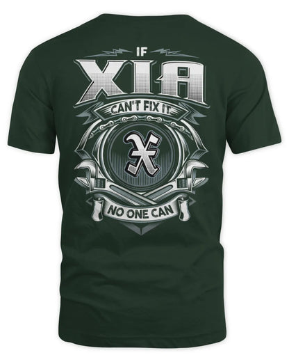 XIA AP81-K4-626 - Personalized Ahmed Quote Apparel “If Ahmed Can't Fix It, No One Can” - Unisex Standard T-Shirt - Forest Green