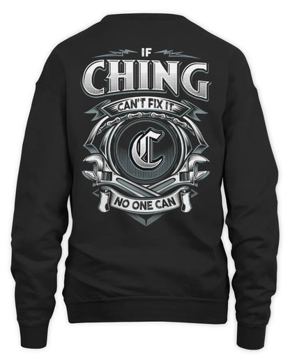 CHING AP81-K4-626 - Personalized Ahmed Quote Apparel “If Ahmed Can't Fix It, No One Can” - Unisex Sweatshirt - Black