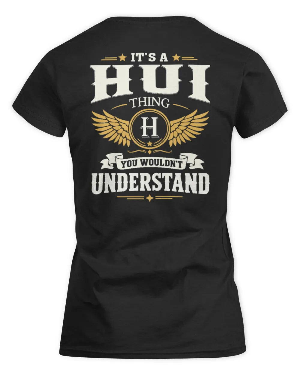 HUI KT06-M008 It’s a [NAME] Thing – You Wouldn’t Understand | Personalized Vintage T-Shirt - Women's Standard T-Shirt - Black