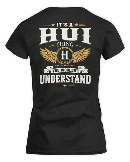 HUI KT06-M008 It’s a [NAME] Thing – You Wouldn’t Understand | Personalized Vintage T-Shirt - Women's Standard T-Shirt - Black