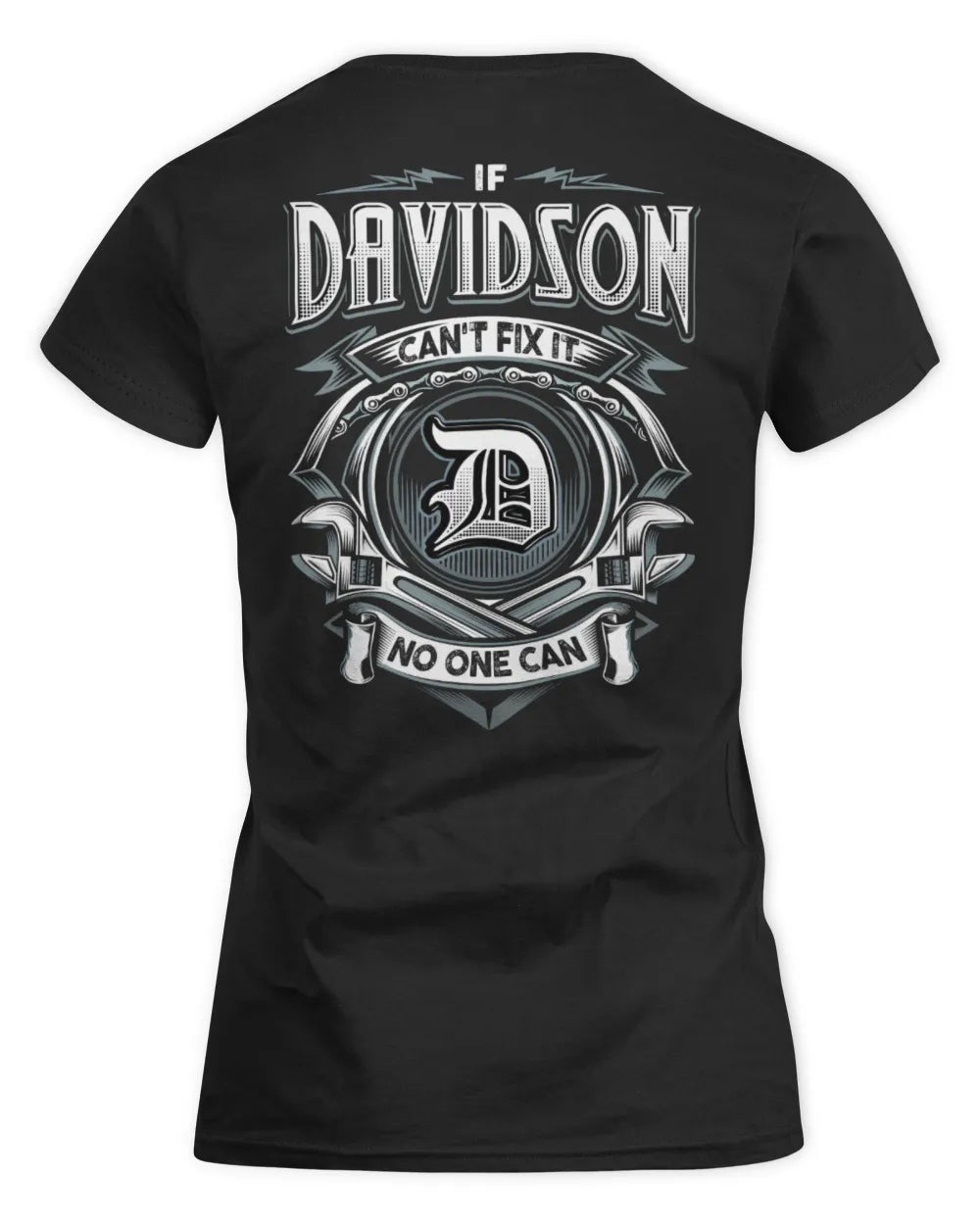 DAVIDSON AP81-K4-626 - Personalized Ahmed Quote Apparel “If Ahmed Can't Fix It, No One Can” - Women's Standard T-Shirt - Black
