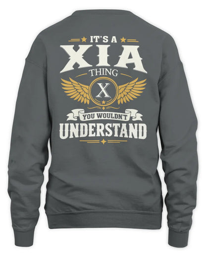 XIA KT06-M008 It’s a [NAME] Thing – You Wouldn’t Understand | Personalized Vintage T-Shirt - Unisex Sweatshirt - Charcoal