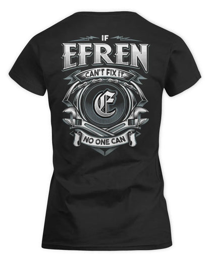 EFREN AP81-K4-626 - Personalized Ahmed Quote Apparel “If Ahmed Can't Fix It, No One Can” - Women's Standard T-Shirt - Black