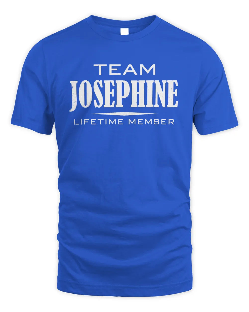 JOSEPHINE BL62-K4-128 - Personalized “Team NAME Lifetime Member” - Unisex Standard T-Shirt - Royal