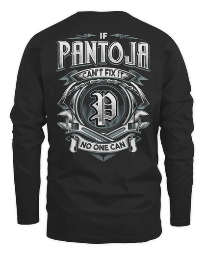 PANTOJA AP81-K4-626 - Personalized Ahmed Quote Apparel “If Ahmed Can't Fix It, No One Can” - Men's Long Sleeved T-Shirt - Black