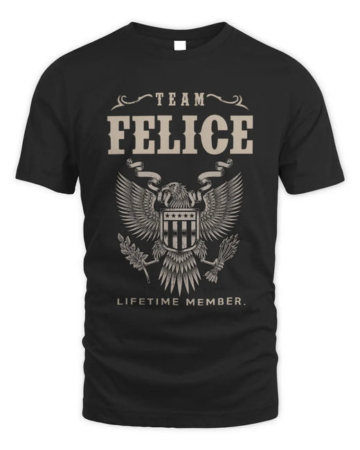 FELICE TP06-K82 – Personalized Classic Style Apparel “Team NAME Lifetime Member”
