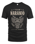 NARANJO TP06-K82 – Personalized Classic Style Apparel “Team NAME Lifetime Member” - Unisex Standard T-Shirt - Black