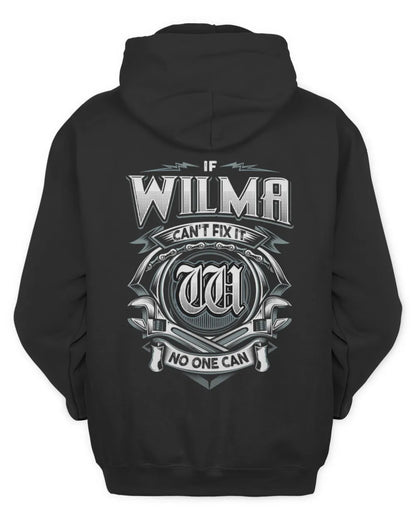 WILMA AP81-K4-626 - Personalized Ahmed Quote Apparel “If Ahmed Can't Fix It, No One Can” - Unisex Hoodie - Black