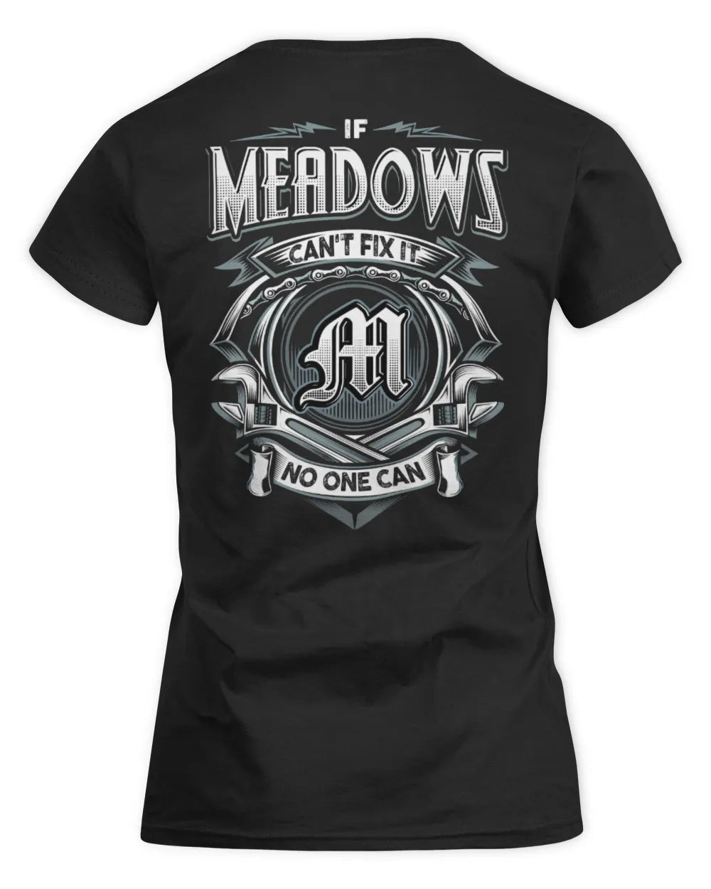 MEADOWS AP81-K4-626 - Personalized Ahmed Quote Apparel “If Ahmed Can't Fix It, No One Can” - Women's Standard T-Shirt - Black