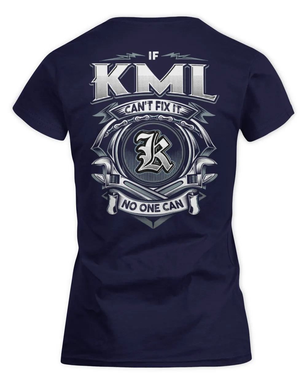 KML AP81-K4-626 - Personalized Ahmed Quote Apparel “If Ahmed Can't Fix It, No One Can” - Women's Standard T-Shirt - Navy