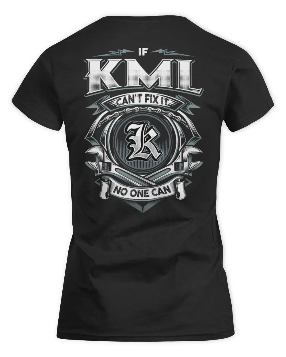 KML AP81-K4-626 - Personalized Ahmed Quote Apparel “If Ahmed Can't Fix It, No One Can” - Women's Standard T-Shirt - Black