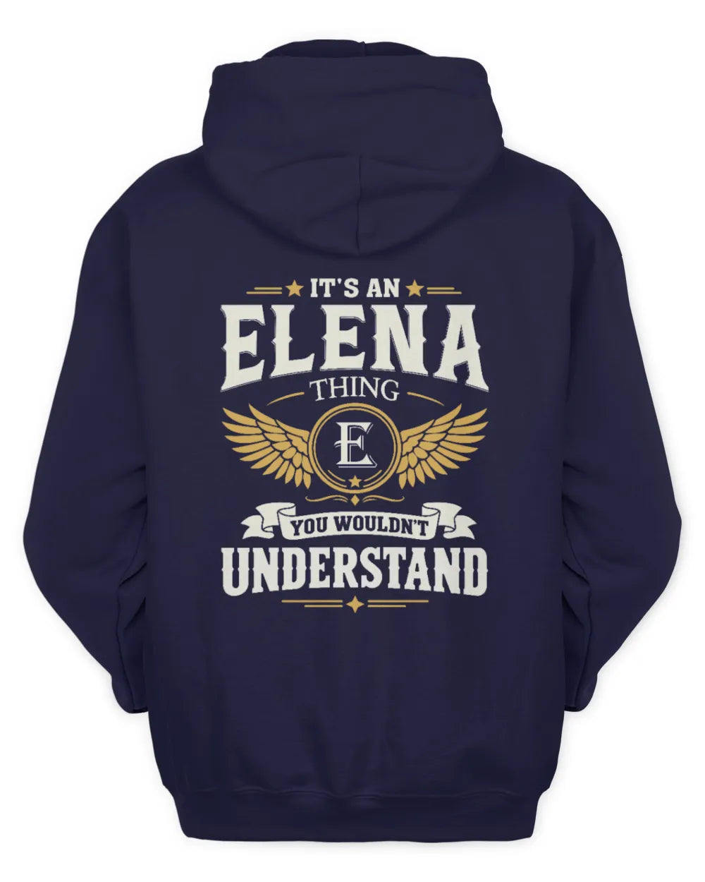ELENA KT06-M008 It’s a [NAME] Thing – You Wouldn’t Understand | Personalized Vintage T-Shirt - Unisex Hoodie - Navy