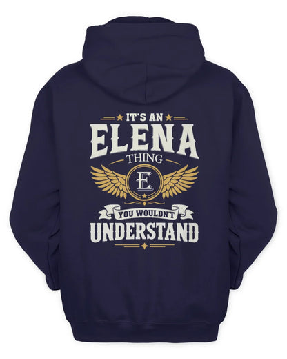 ELENA KT06-M008 It’s a [NAME] Thing – You Wouldn’t Understand | Personalized Vintage T-Shirt - Unisex Hoodie - Navy