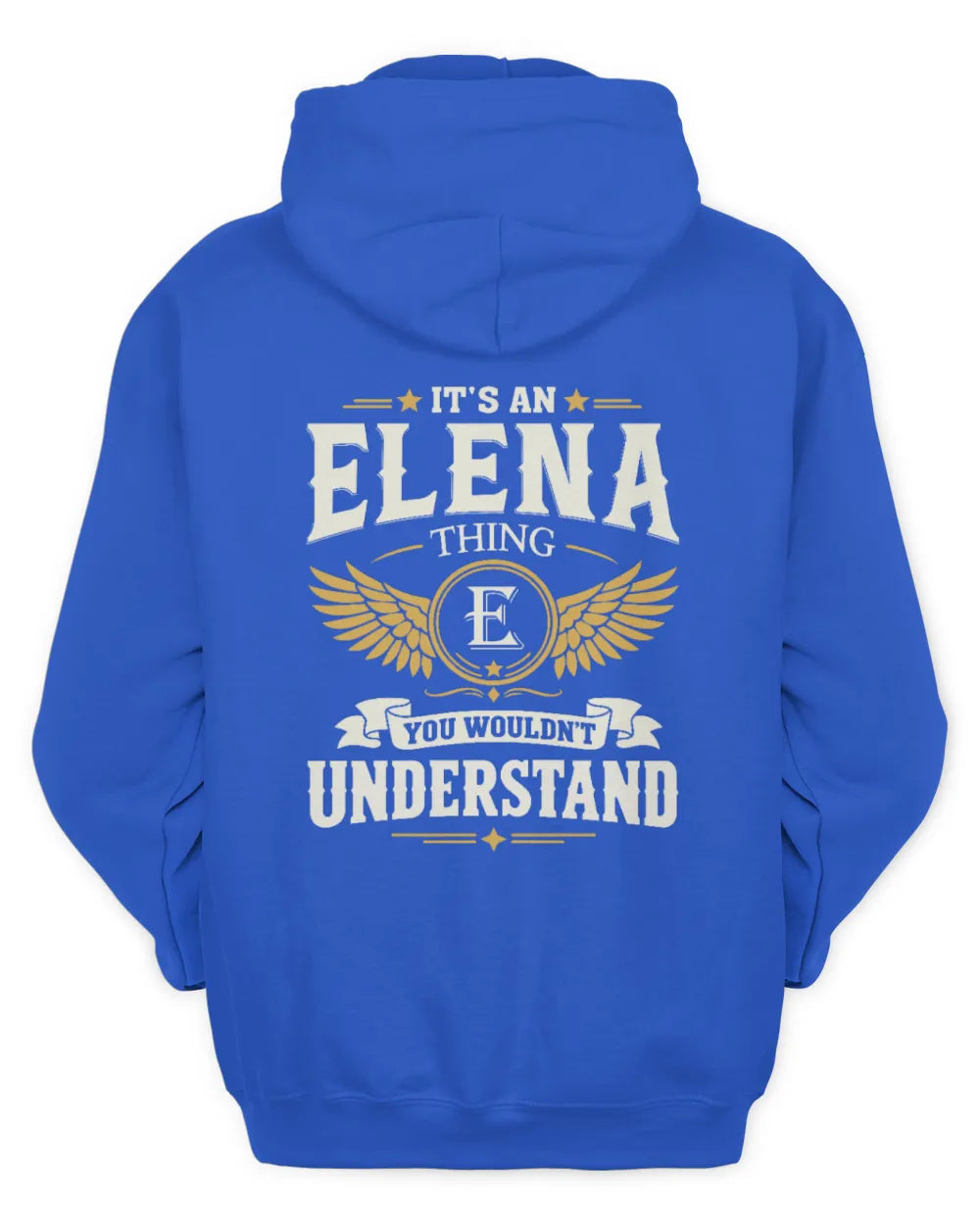 ELENA KT06-M008 It’s a [NAME] Thing – You Wouldn’t Understand | Personalized Vintage T-Shirt - Unisex Hoodie - Royal