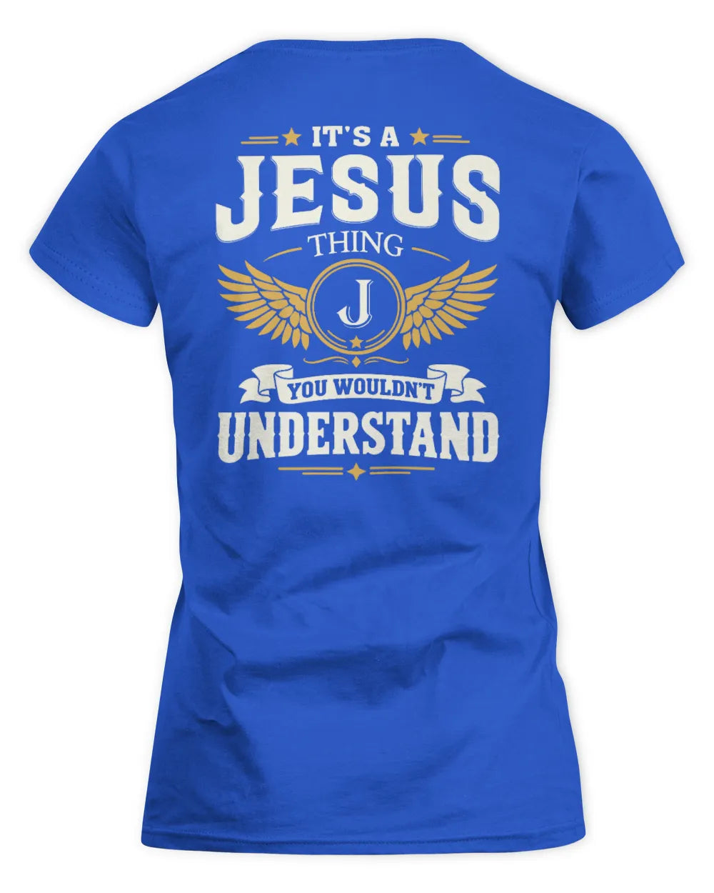 JESUS KT06-M008 It’s a [NAME] Thing – You Wouldn’t Understand | Personalized Vintage T-Shirt - Women's Standard T-Shirt - Royal