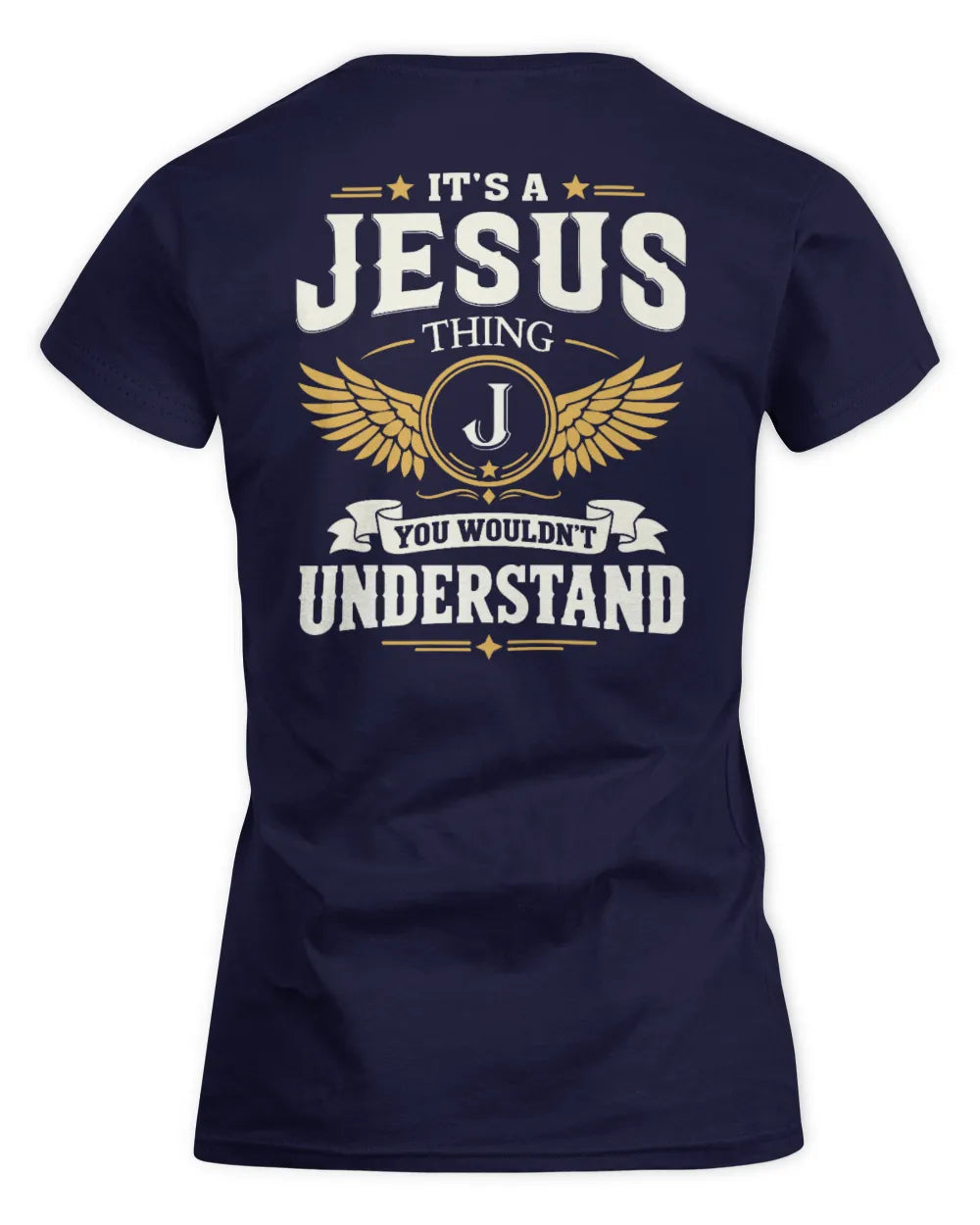 JESUS KT06-M008 It’s a [NAME] Thing – You Wouldn’t Understand | Personalized Vintage T-Shirt - Women's Standard T-Shirt - Navy