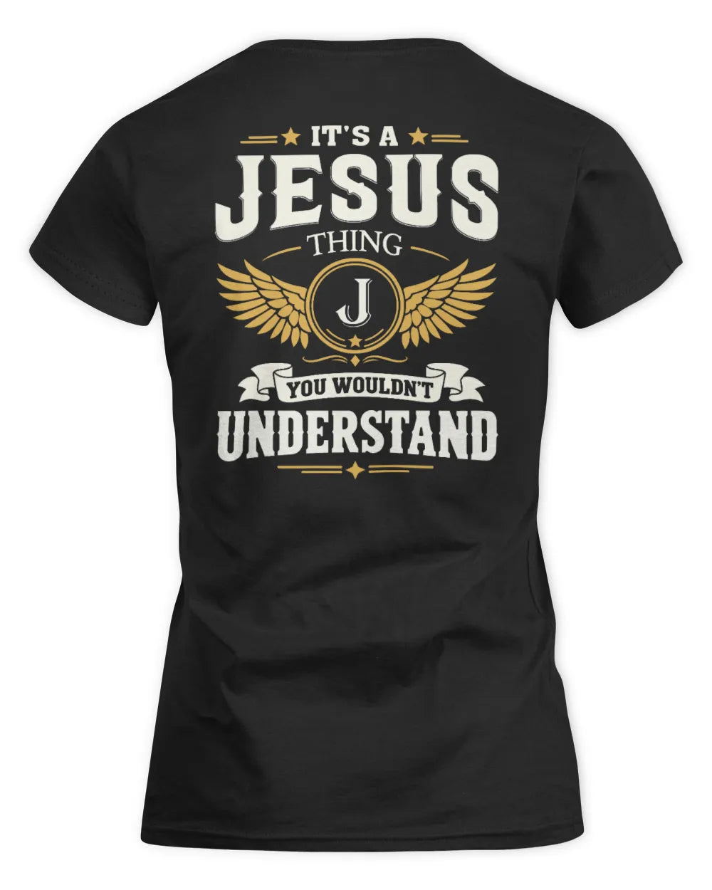 JESUS KT06-M008 It’s a [NAME] Thing – You Wouldn’t Understand | Personalized Vintage T-Shirt - Women's Standard T-Shirt - Black