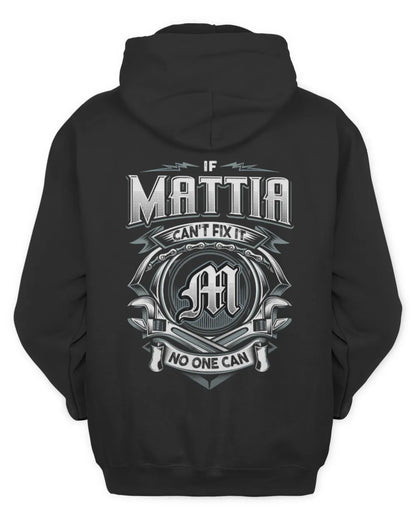 MATTIA AP81-K4-626 - Personalized Ahmed Quote Apparel “If Ahmed Can't Fix It, No One Can” - Unisex Hoodie - Black