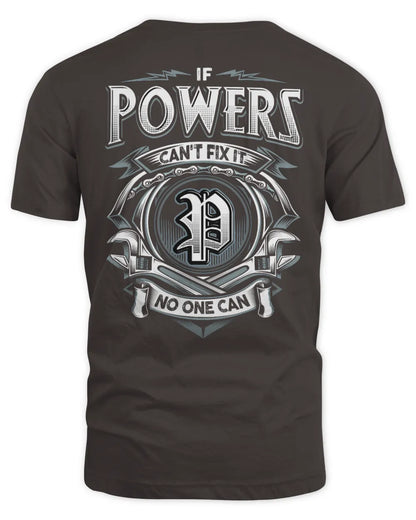 POWERS AP81-K4-626 - Personalized Ahmed Quote Apparel “If Ahmed Can't Fix It, No One Can” - Unisex Standard T-Shirt - Dark Chocolate