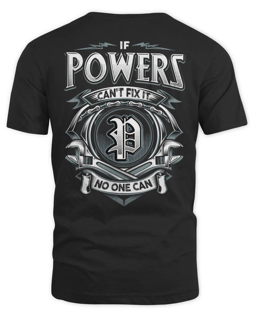 POWERS AP81-K4-626 - Personalized Ahmed Quote Apparel “If Ahmed Can't Fix It, No One Can” - Unisex Standard T-Shirt - Black