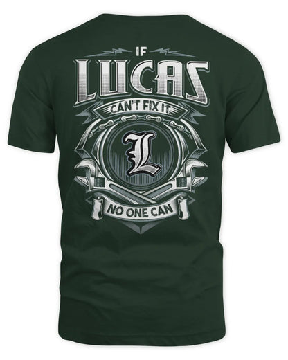 LUCAS AP81-K4-626 - Personalized Ahmed Quote Apparel “If Ahmed Can't Fix It, No One Can” - Unisex Standard T-Shirt - Forest Green