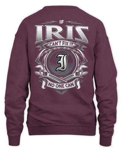 IRIS AP81-K4-626 - Personalized Ahmed Quote Apparel “If Ahmed Can't Fix It, No One Can” - Unisex Sweatshirt - Maroon