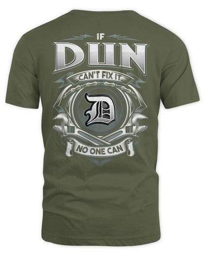 DUN AP81-K4-626 - Personalized Ahmed Quote Apparel “If Ahmed Can't Fix It, No One Can” - Unisex Standard T-Shirt - Military Green