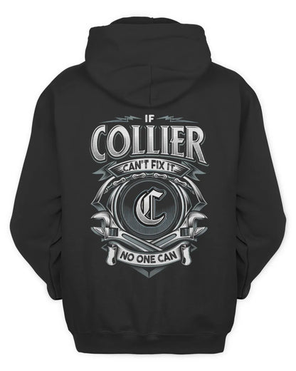 COLLIER AP81-K4-626 - Personalized Ahmed Quote Apparel “If Ahmed Can't Fix It, No One Can” - Unisex Hoodie - Black