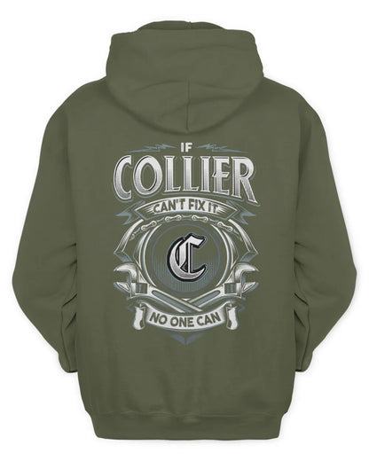 COLLIER AP81-K4-626 - Personalized Ahmed Quote Apparel “If Ahmed Can't Fix It, No One Can” - Unisex Hoodie - Military Green