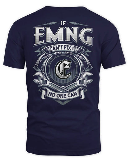 EMNG AP81-K4-626 - Personalized Ahmed Quote Apparel “If Ahmed Can't Fix It, No One Can” - Unisex Standard T-Shirt - Navy